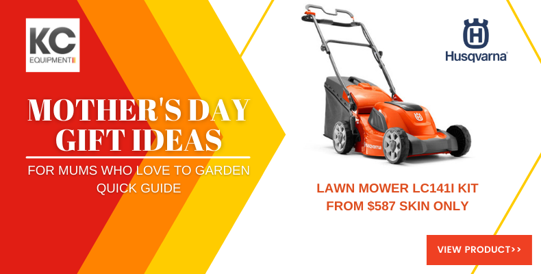 Mother's Day Gift Ideas for mums who love to garden - Lawn Mower LC141i Kit From $587 Skin Only